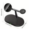 3 in 1 Magnetic Wireless Charger 30W Fast Charging Station & Ring For Samsung Galaxy S25 S24 Watch 7 6 5 4 3 Active 1 2 Earbuds