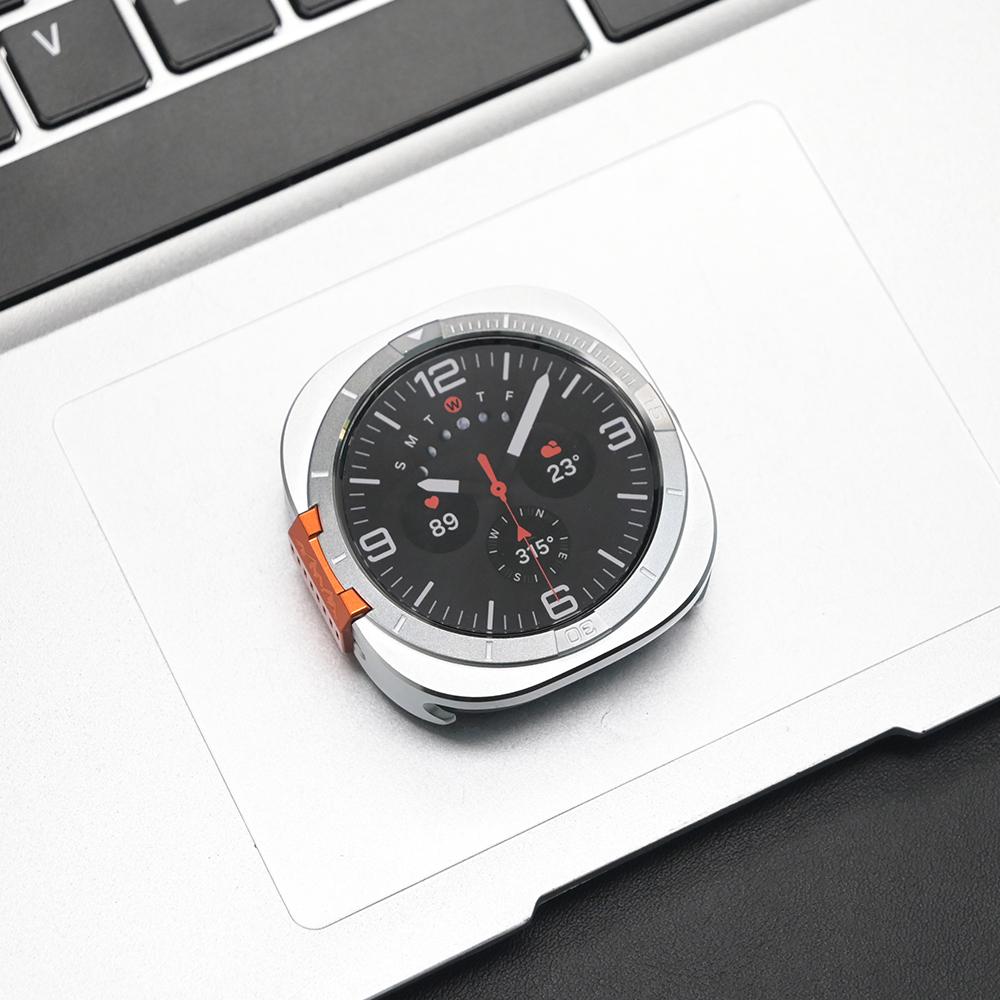 Aluminum Alloy Watch Case for Samsung Galaxy Watch Ultra 2025 2024 Screen Protection Hollow Protector for Galaxy Ultra 47mm Mens