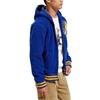 Polo Ralph Lauren Tiger Letter Embroidered Fleece Hooded Baseball Jacket Men Jacket Blue 710775932-001