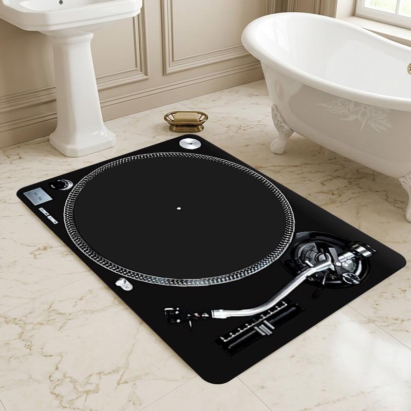 Turntable Living Room Nonslip Area Rug Soft Carpet For Bedroom Game Playroom Sofa Office Home Decor Doormat Christmas Gift C9301211