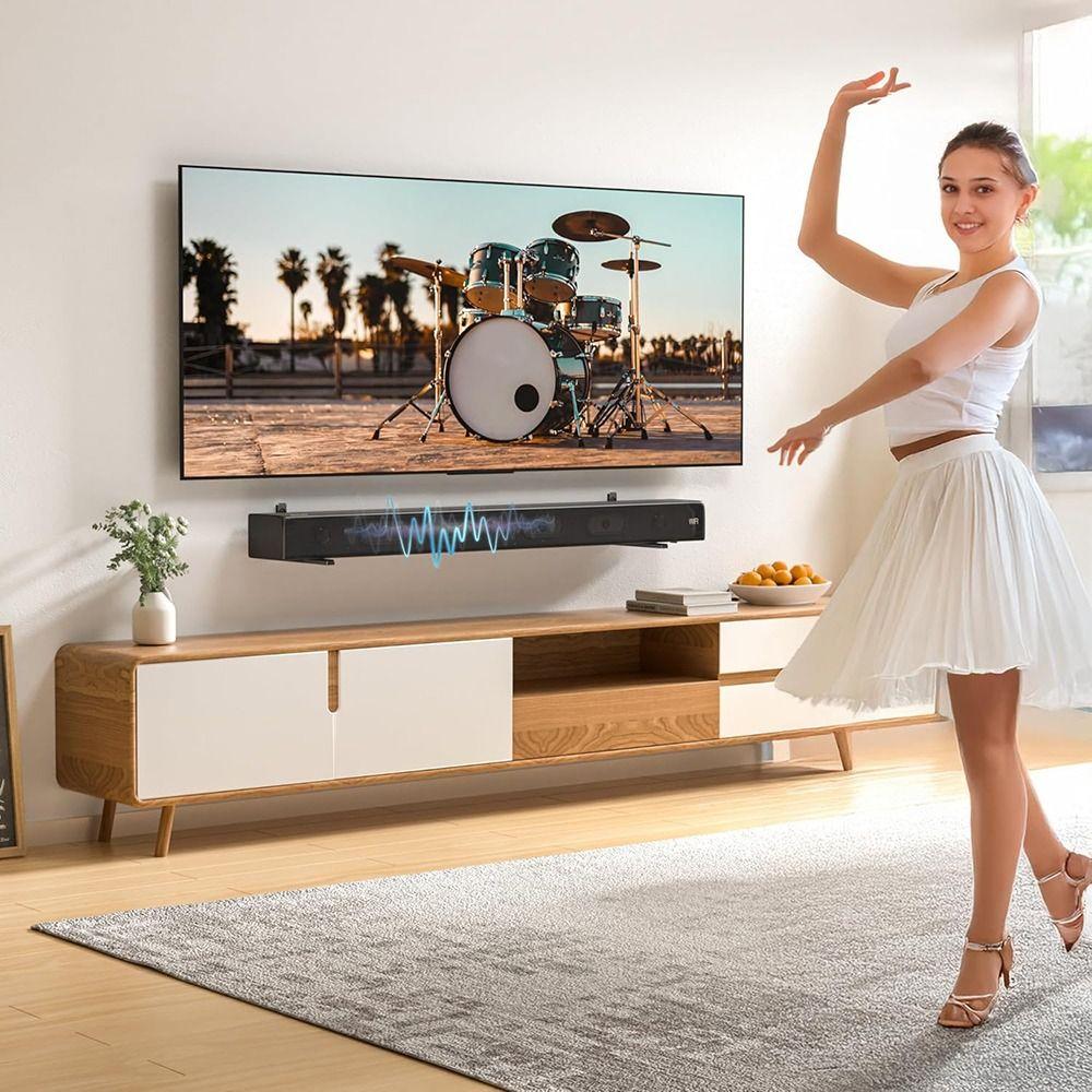 2 szt. Uchwyty ścienne do soundbara Zapobiegające spadaniu Półka ścienna audio Akcesoria Półka na soundbar