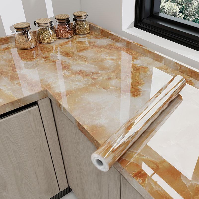 Eco-Friendly Kitchen Anti-Oil Stickers: Self-Adhesive, Waterproof, Heat-Resistant Tile and Stove Top Renovation Wallpaper.
