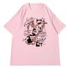 Adult and Children Love Heart Cat YK Pure Cotton TShirt Versatile Couple ParentChild Friends MultiColor Top