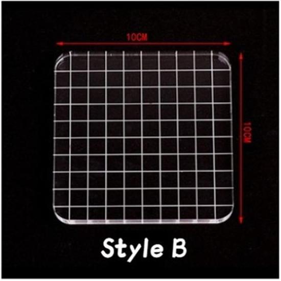 

Высокое качество прозрачный акриловый блок штампов с ручкой для DIY блок штампов DIY Скрапбукинг прозрачное украшение для фотоальбома