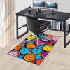 1PC clocks colorful Extra Large Non Slip Floor carpet, Office, family, Studio   Large Area Rug Indoor Rugs, Bold Statement Piece