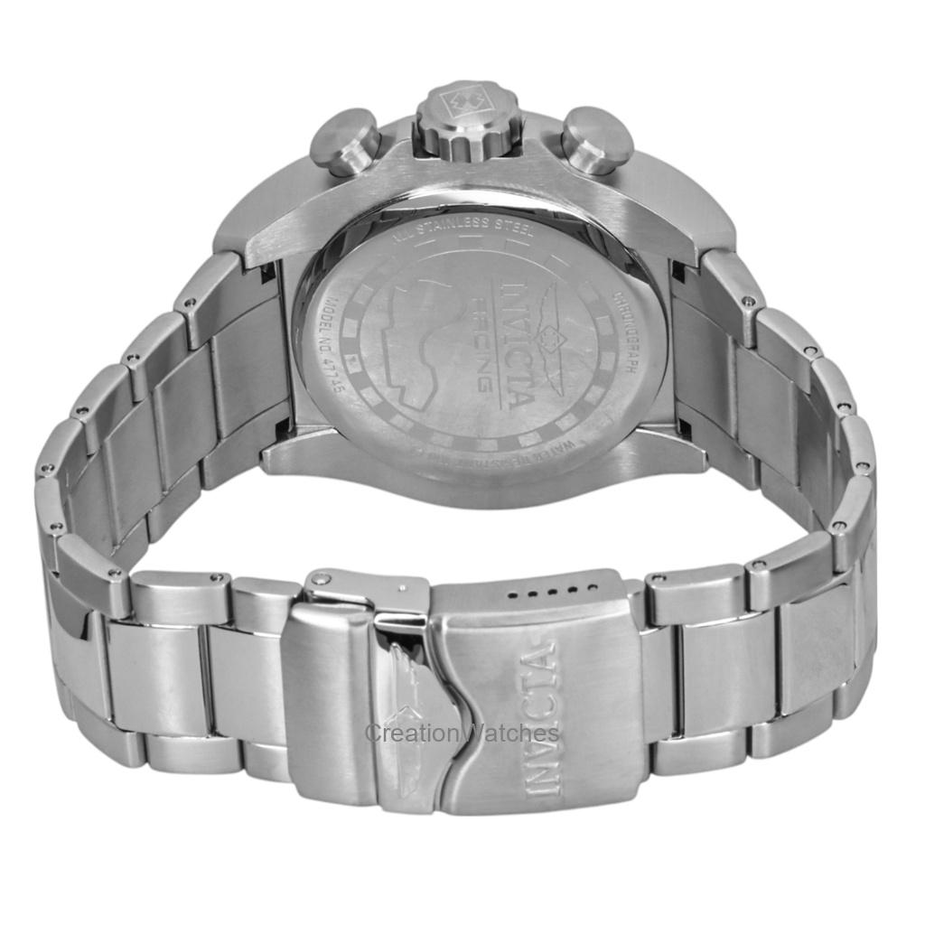 INVICTA Racing Chronograph Stainless Steel Blue Dial Quartz 47745 Men's Watch