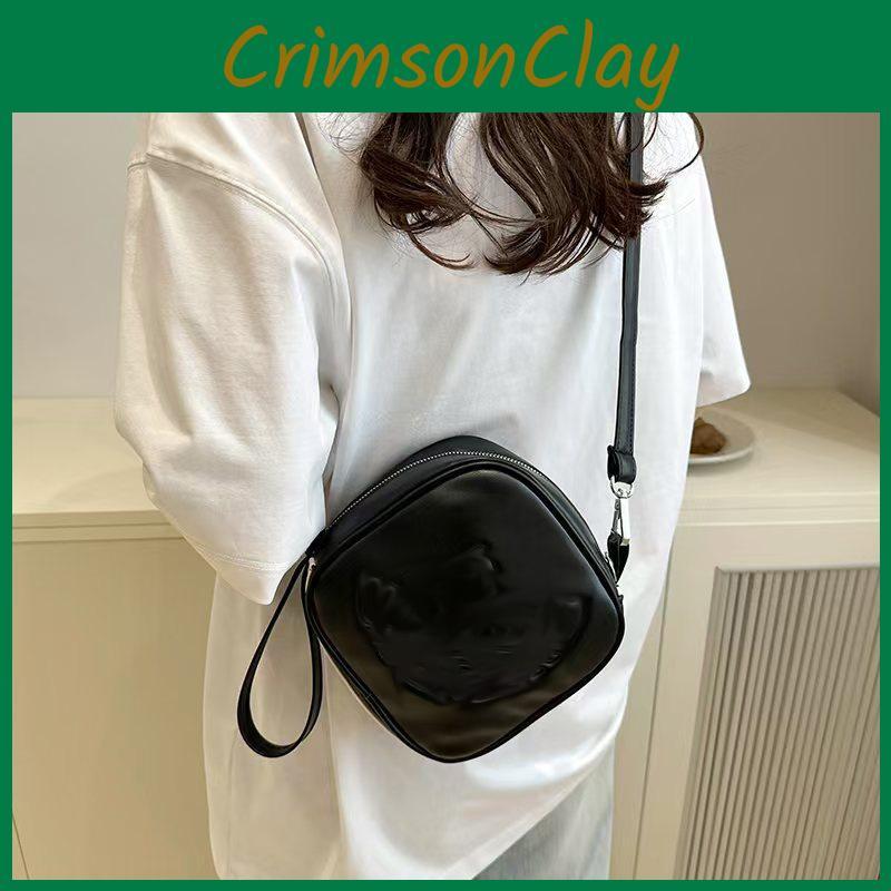 Trendy Women Crossbody Bag With Solid Color Design For Casual And Travel Use