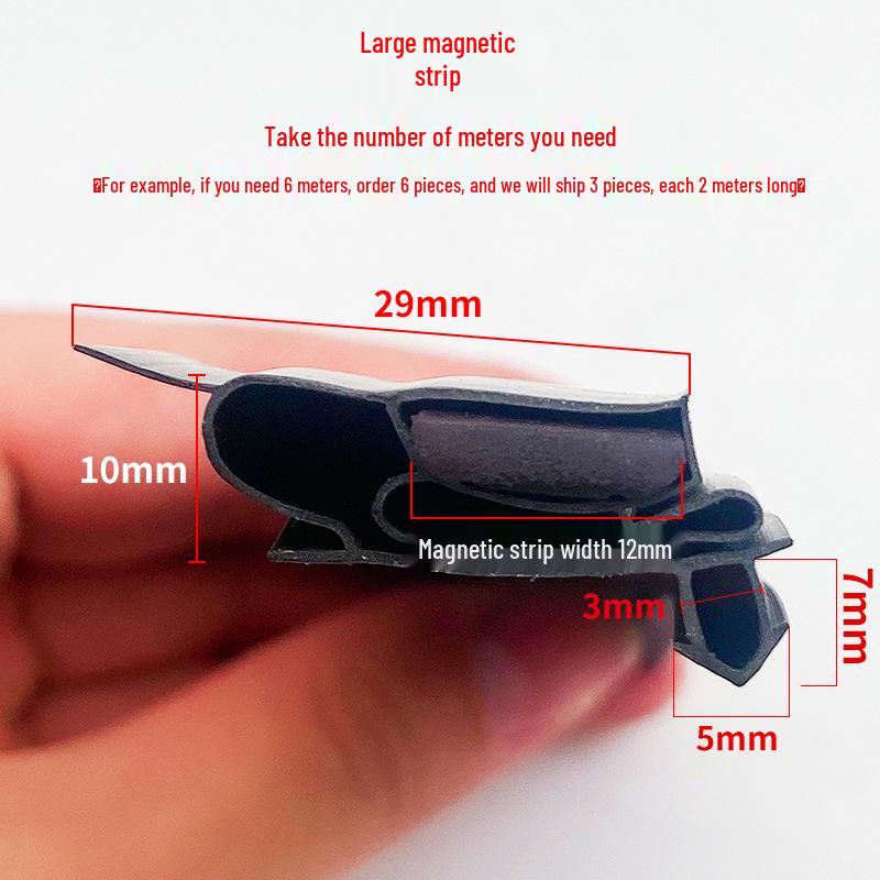 Guarnizione in Gomma Magnetica a Bassa Temperatura per Porte di Congelatori