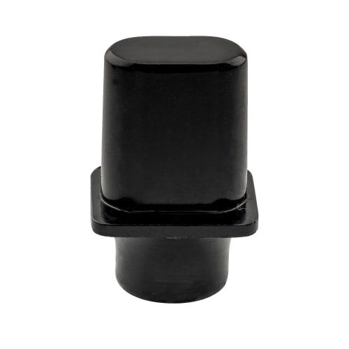 Musiclily Pro Inch-Standard Telecaster Switch Knobs, Square, for USA Fender Guitars, Black (Pack of 2)
