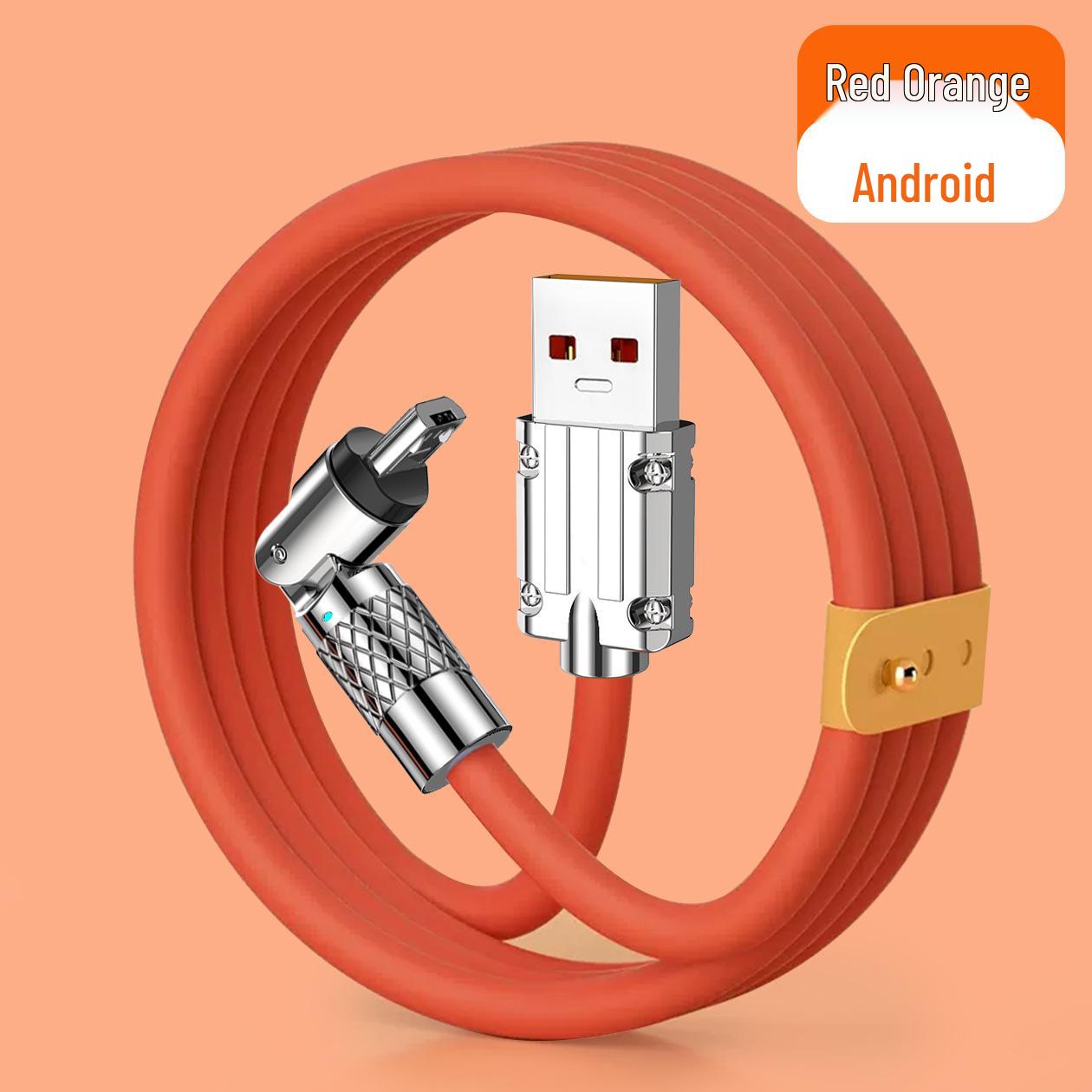 Universal 540° Rotating Fast Charge Cable for Android & Huawei 1m Android
