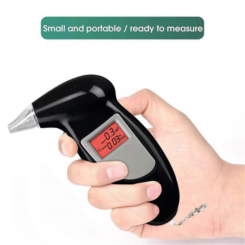 Alcohol Tester High Accuracy Battery Powered Digital Handheld Drunk Driving Tester