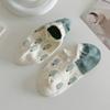 8Pairs Heart Cartoon Ankle Socks Dots Women's Boat Socks Fashion Love Short Tube Socks  Girl