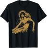Pieta Inspired Virgin Mary and Jesus Art T‑Shirt