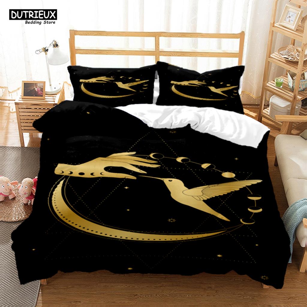 Mysterious Pattern Digital Print Polyester Bedding Sets Child Kids Covers Boys Duvet Cover Set For Teens Comforter Bedding Sets