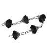 Rain Chain 37.4in Aluminum Alloy Flower Rain Catcher Chain for Downspout Patio Decoration