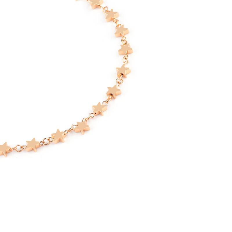 Fashion Personalized Street Shot Five-pointed Star Handmade Accessories Women, Versatile Alloy Star Necklace