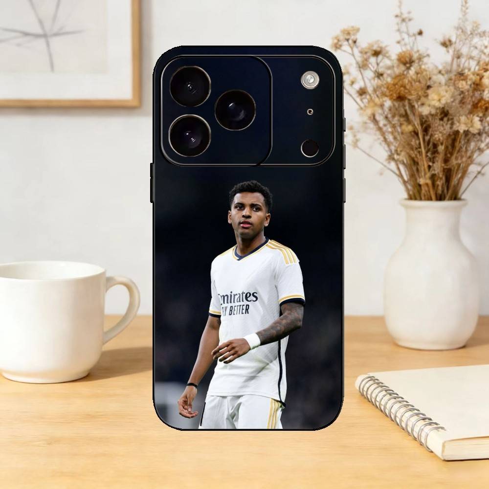 Rodrygo S-Silva de G-Goes Phone Case For iPhone 17,16,15,14,13,12,11 Plus,Pro,Max,Mini Silicone black Soft Cover