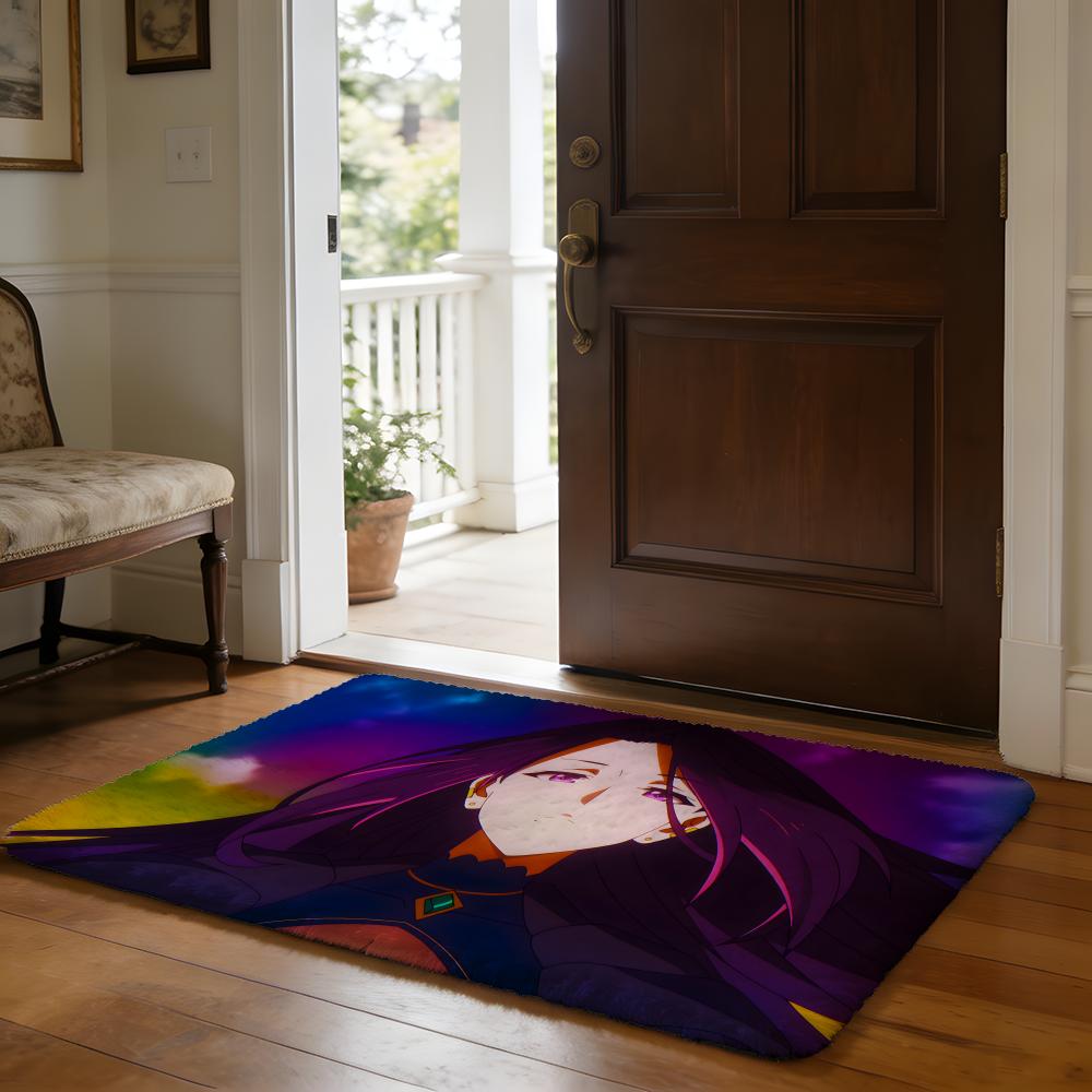 The Eminence In Shadow Anime Floor Mat Soft Flannel Absorbent Mat Non-Slip Rug Home Bedroom Bathroom