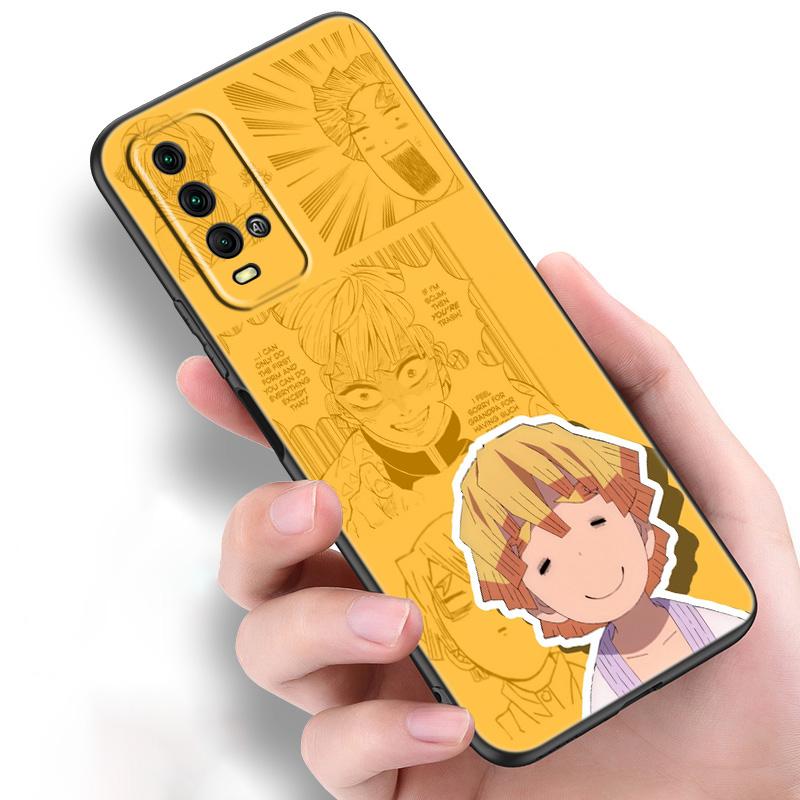 Cartoon Japan Anime Demon Slayer Silicone Phone Case For Xiaomi Redmi Note 11 10 9 8 Pro 11T 10T 10S 9S 8T 9 9A 9C 9T Cover