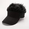 Wig Baseball Cap for Men Women, Unisex Hip-Hop Funny Novelty Hat with Long Curly Hair for Party Disguise Outdoor, For Men Women