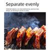 Outdoor Rib Roaster Barbecue With Detachable Features Heat Resistant Coating Spacious Cooking Area Easy Maintenance Camping Essential
