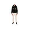 Emporio Armani Loose Letter Print Hooded Long Sleeve Sweatshirt Men tops Black 6R1ME9-1JWPZ-00C5