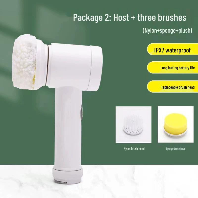 Электрическая антипригарная кухонная щетка для очистки от масла