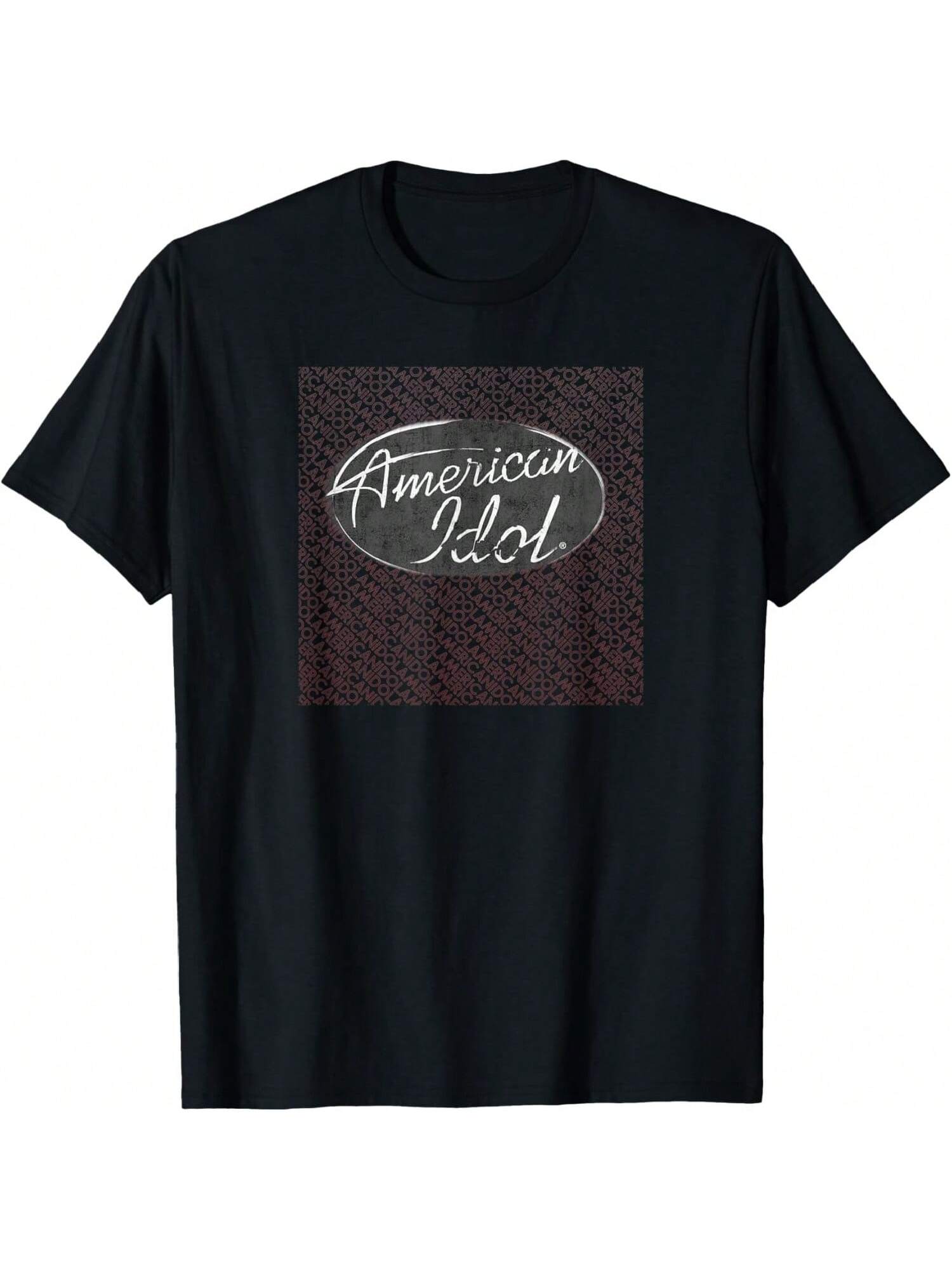 American Idol Logo Pattern T-Shirt S разноцветный