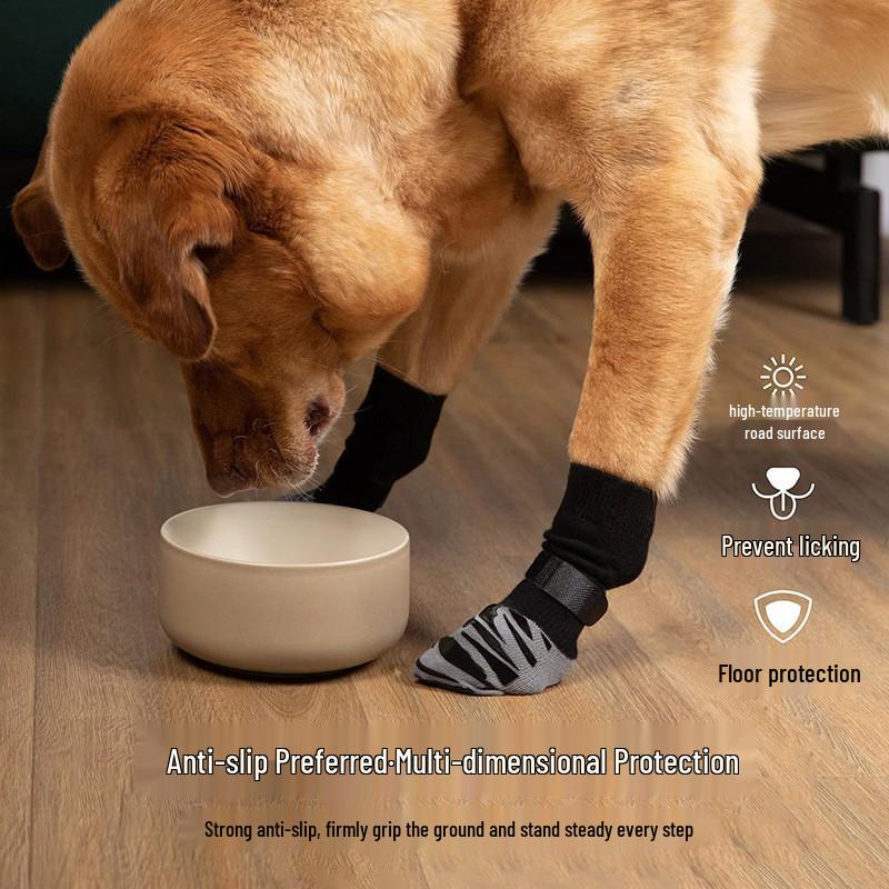 New Customer Offer: Non-Slip Pet Paw Covers for Dogs and Cats - Anti-Scratch, Silent, and Protective Socks