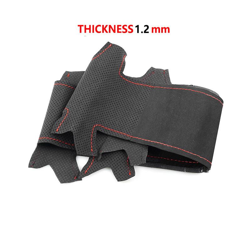 Zamszowa skórzana osłona kierownicy samochodu tapicerka dla BMW M Sport E81 E82 E87 E88 E90 E91 E92 E93 2006-2011 X1 E84 2011 2012 2013