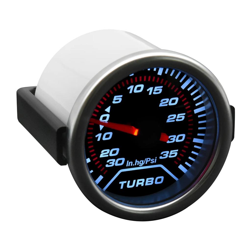 52mm Digital Car Turbo Boost Oil Temp Water Temp Oil Press Gauge Voltage RPM Meter Air Fuel Ratio EGT Meter For 12V Car