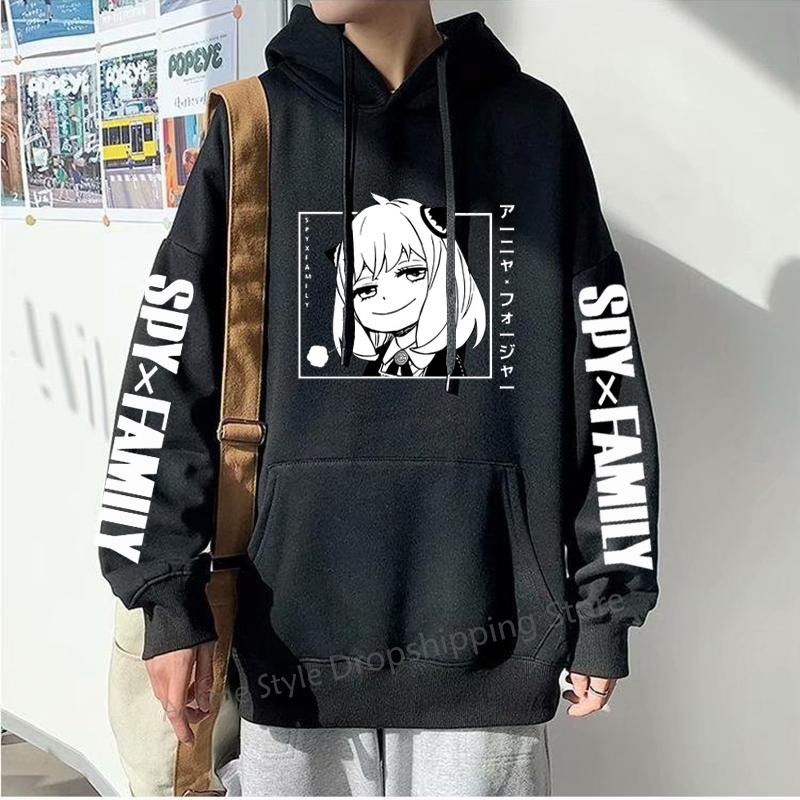 Spy X Family Print Hoodies Anya Forger Anime Manga Men/Women Sweatshirts Fashion Oversized Unisex Hoodie Harajuku Pullovers Y2k Clothes