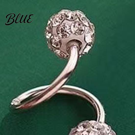 Sturdy Earring 1Pc Piercing Faux Crystal Tragus Studs