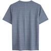 Calvin Klein Moisture Wicking Quick Dry All Over Print Casual Letter Comfortable Crew Neck Short Sleeve T-Shirt Men Tops Evening-Wave-Blue 4MS4K191