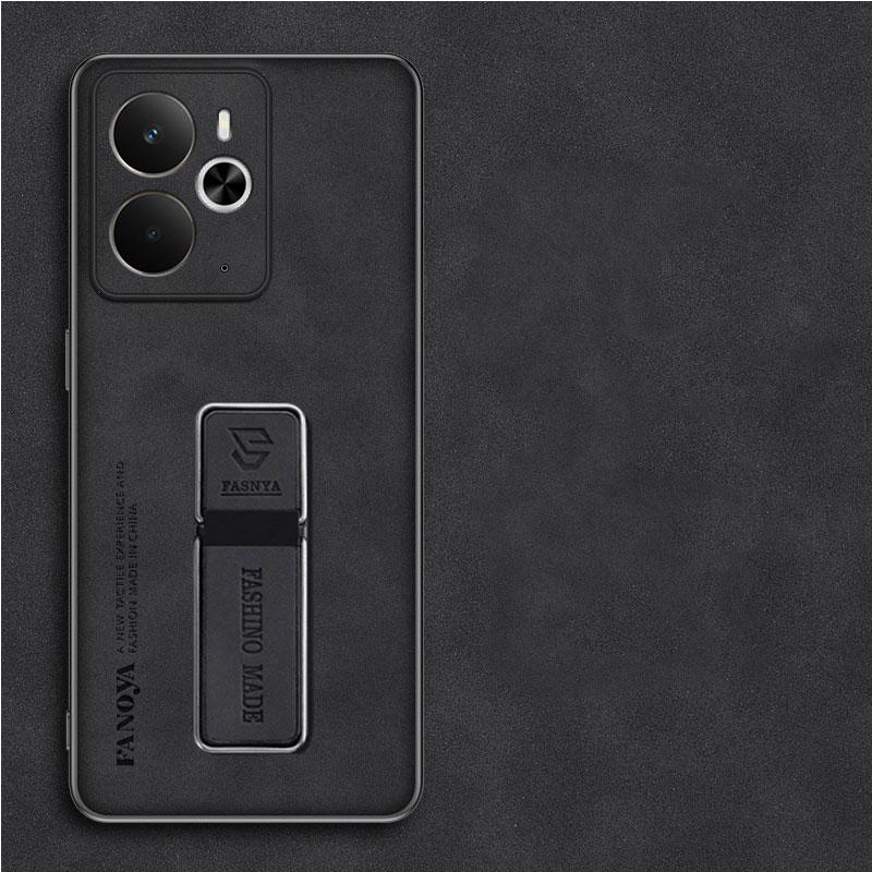 

Чехол из овчины для Realme 14 5G, чехол для Realme 14 Pro Plus 14X, роскошный матовый силиконовый бампер, подставка, держатель, задняя крышка For Realme 14 5G