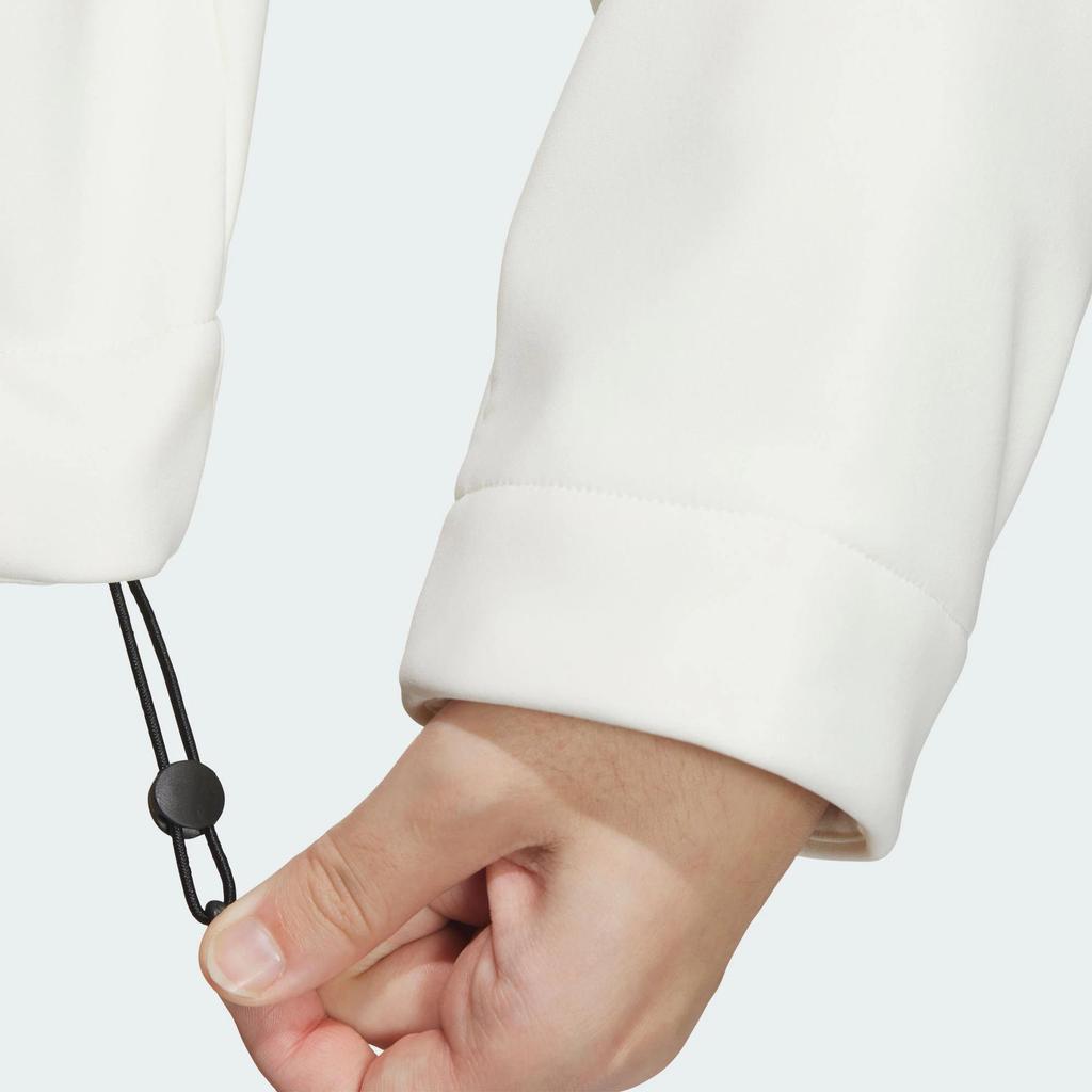 Adidas Mt Bonded Jacket Sports Casual Loose Waterproof Hooded Jacket Women Jacket Han-Jade-White JM8858