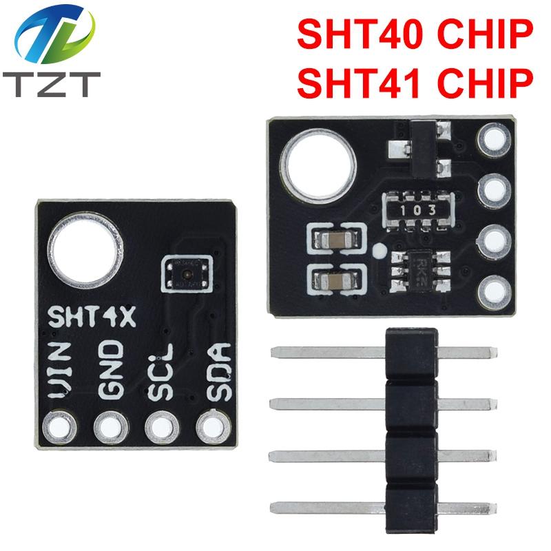SHT40 SHT41 Temperature And Humidity Sensors TZT IIC Interface Module Breakout Weather for Arduino Replacement Sensors2