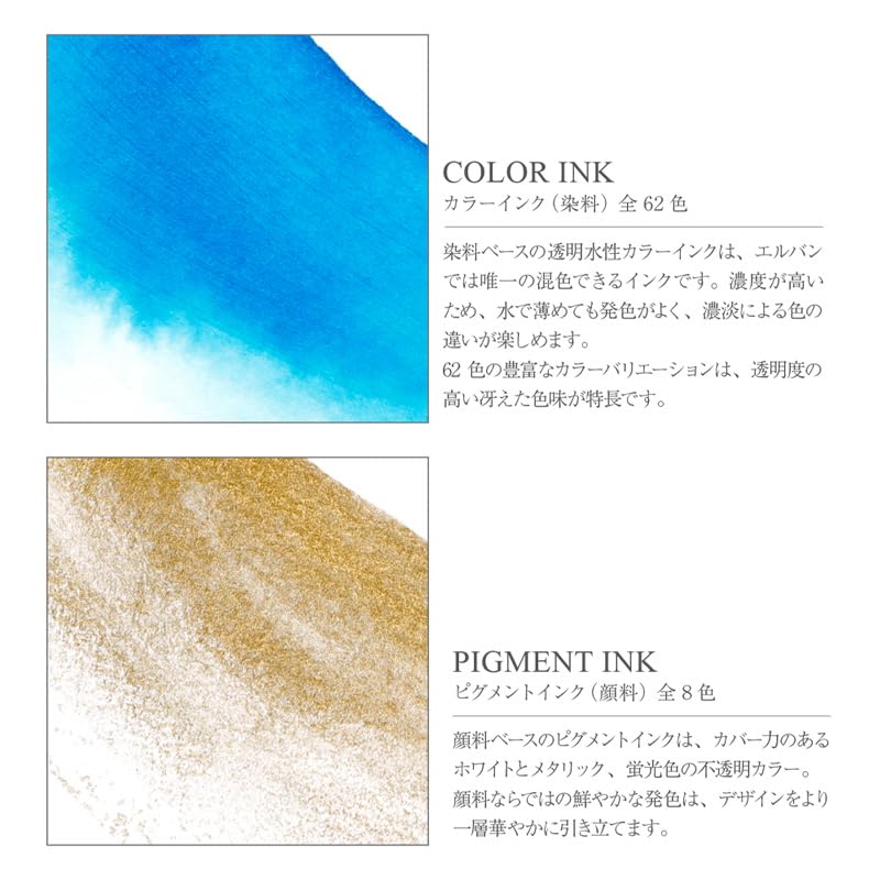 Herbin Watercolor Eclat Ice hb16515 Ink, Dye, 50ml, Blue,
