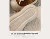 Women's High-Value Thick-Soled Cotton Slippers: Warm, Non-Slip, Fluffy, Height-Boosting for Autumn/Winter