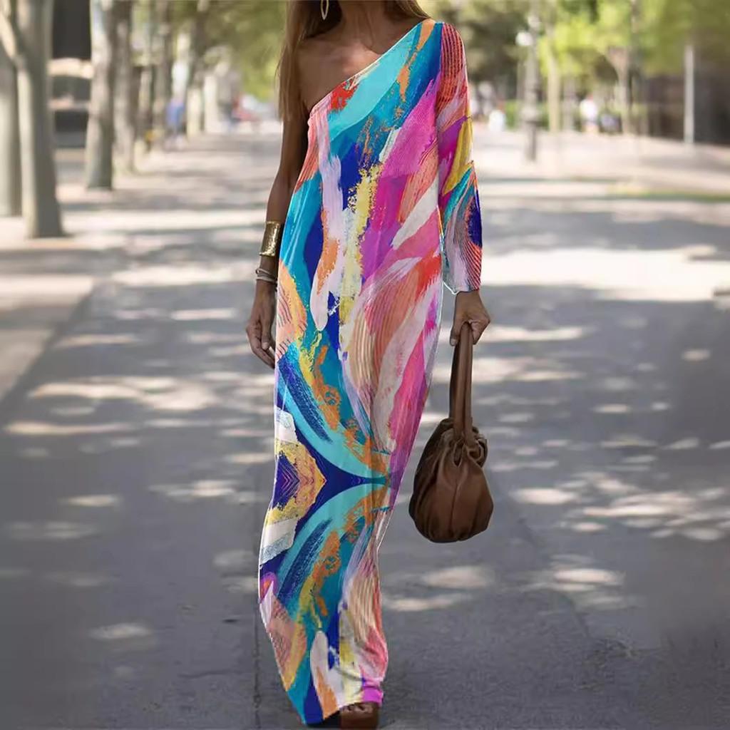 Knit Dress For Women With Ruffle Detailing And Loose Fit In Spring 2023 For Casual Wear