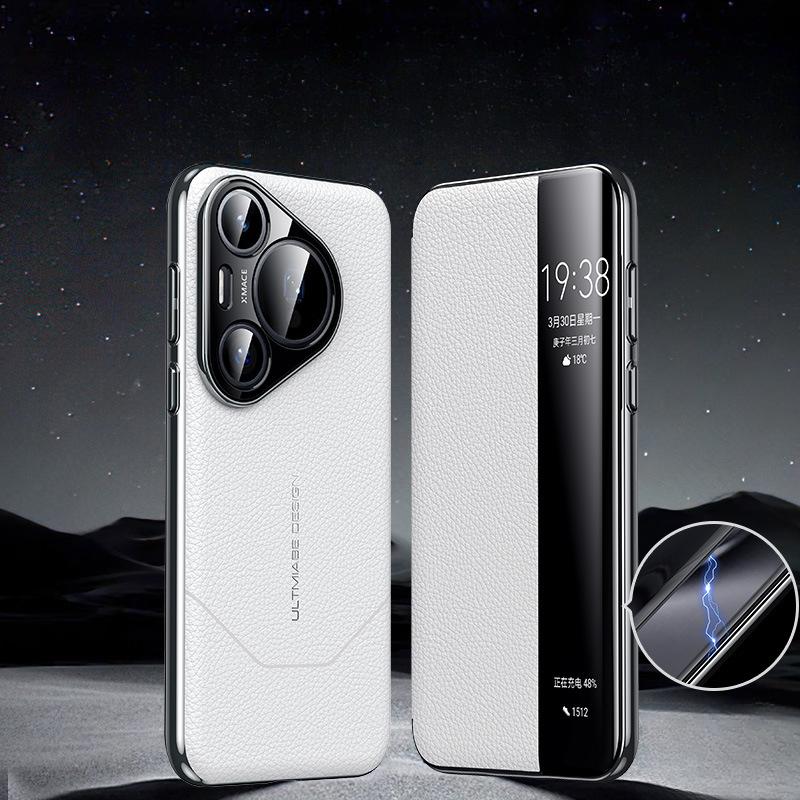 Huawei Pura70pro Phone Case Flip Cover Magnetic P70 Instantly Transform Into An Extraordinary Master Shockproof Business Leather Case