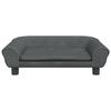 VidaXL Children's Sofa Dark Grey 70x45x26 Cm Velvet, Mini Sofa, Mini Sofa Chair, Mini Sofa for Children, Sofa 3196402