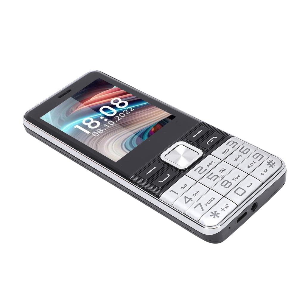 2G Unlocked Phone 2.8 Inch HD Color Screen 4 SIM Card Slots High Volume Speaker Big Keys Mobile Phone Support and 3.5mm Headphone