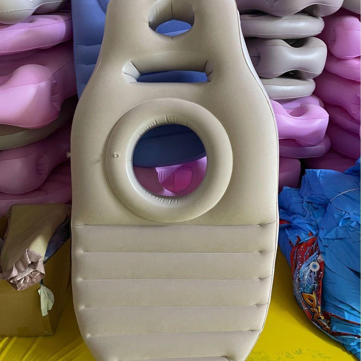 

Міжкордонна Надувна ПВХ Подушка для вагітних - Матрац з увігнуто-опуклою поверхнею для комфортного сну на животі 175*81*22cm, Weight 1.369kg, Thickness 0.3mm бежевий