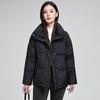 Jacket Women's Short Winter Thin Thickened Printed Collar Women's Jackets