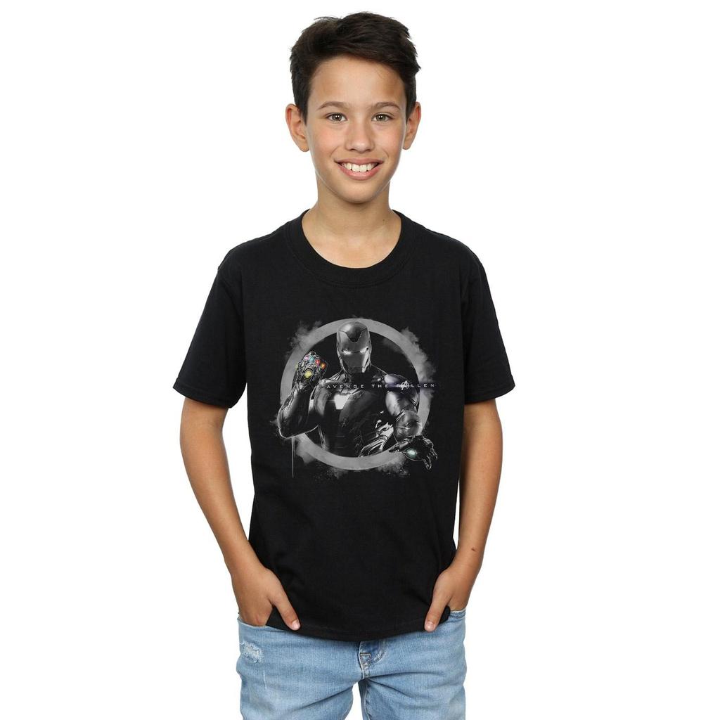 Marvel Avengers Endgame Iron Man Nano Gauntlet T-Shirt für Jungen