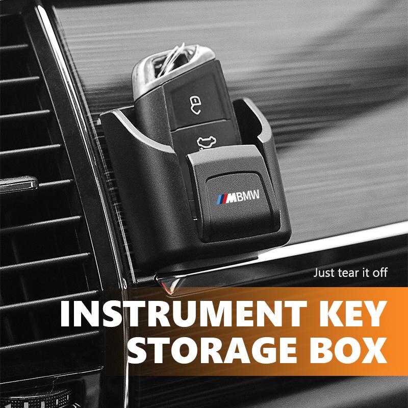 Car Air Outlet Debris Bag Key Dashboard Tidy Hanging Organizer Box For BMW M 1 3 4 5 6 7 Series X1 X3 X4 X5 G20 G38 F48 E36 E39 yshk28