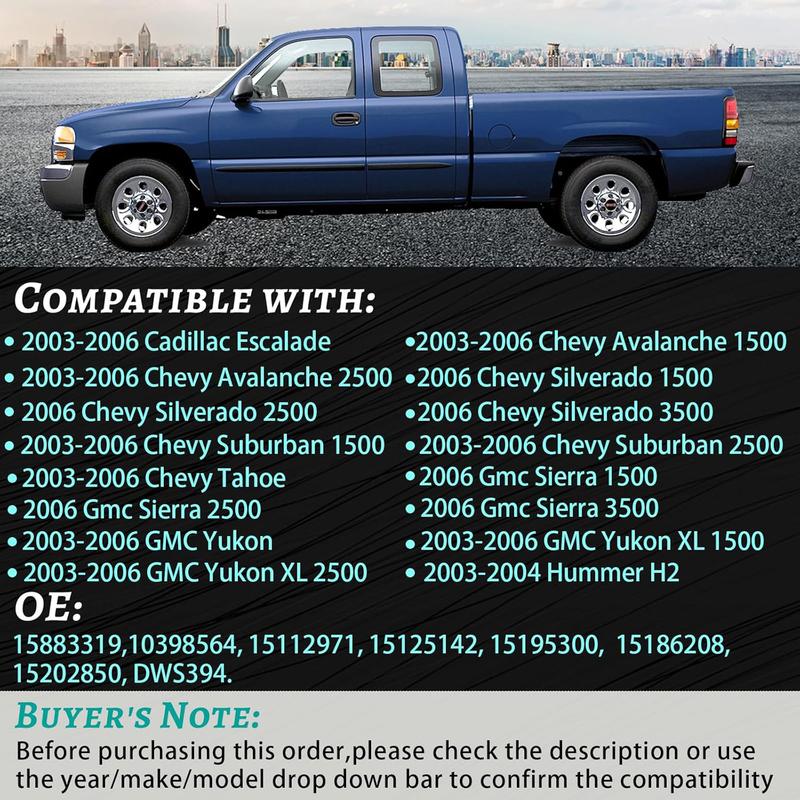 15883319 Window Control Switch For GMC Sierra Yukon XL Chevy Avalanche Suburban Tahoe Cadillac Escalade Hummer H2 2003-2006   4.