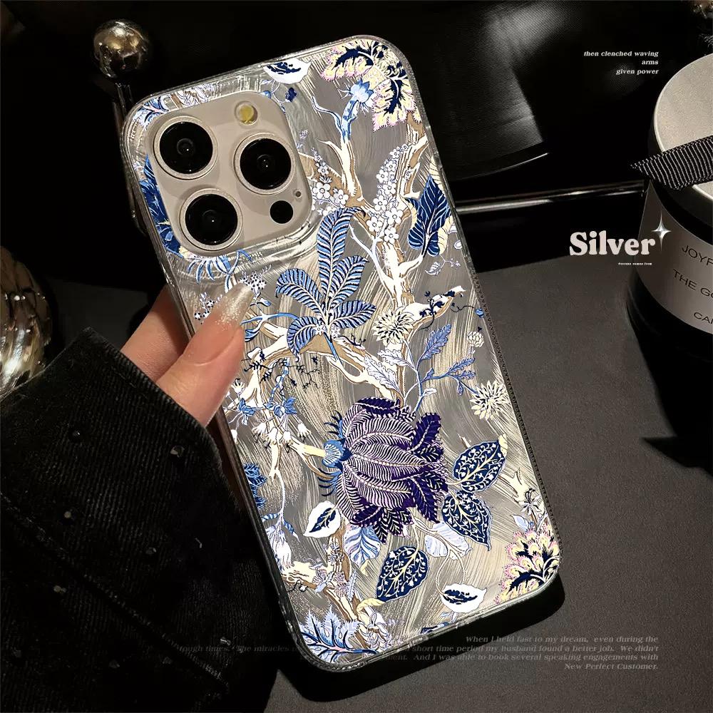 Soft Flower Aesthetic Phone Case For iPhone 17 16 15 14 13 12 11 Pro Max Plus 16E 17 Air XS Max X XR Shockproof Back Cover