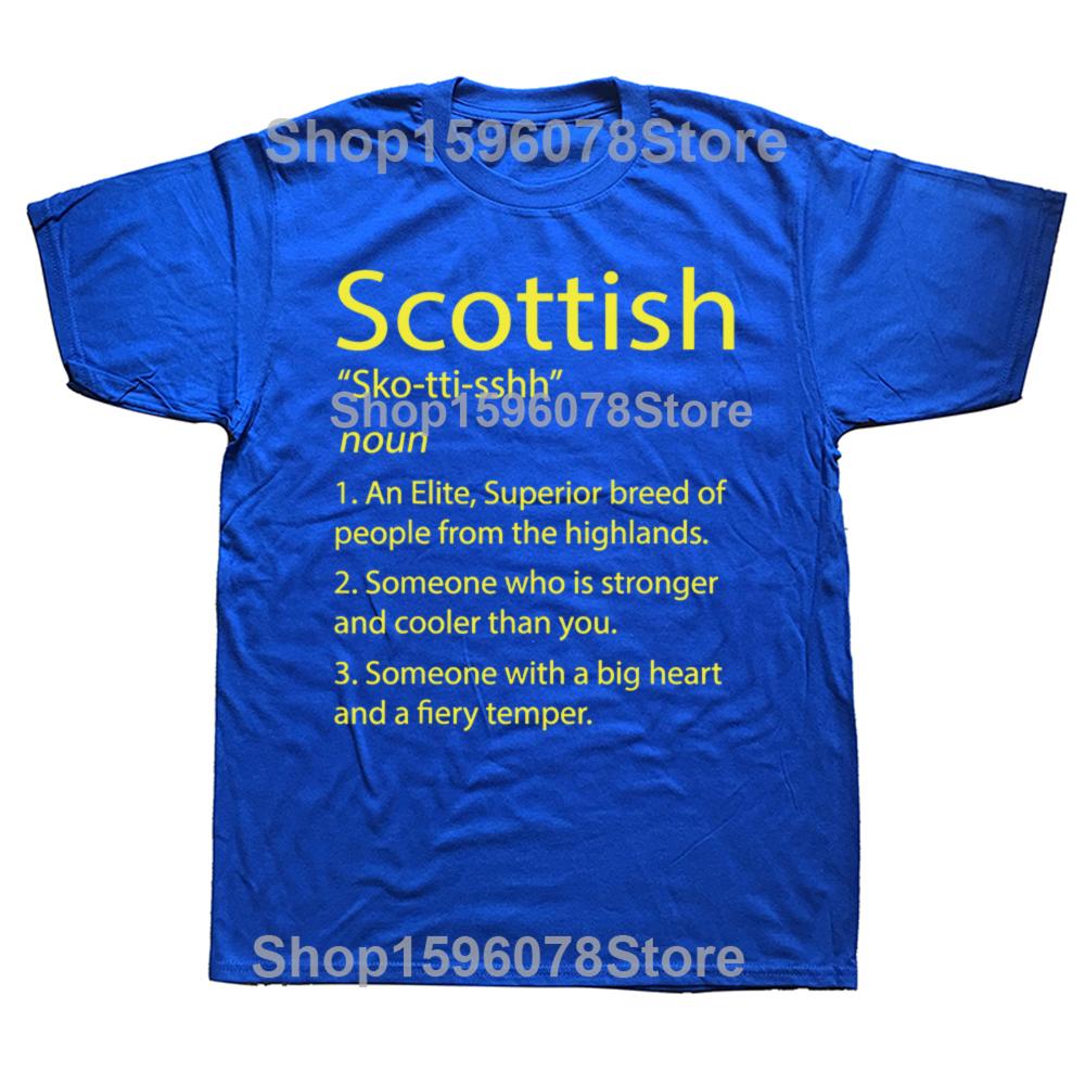 Scottish Definition Funny Scotland Gift Father Dad Papa TShirt Europe Cotton Male Tops Shirt Classic Newest T Shirt Summer